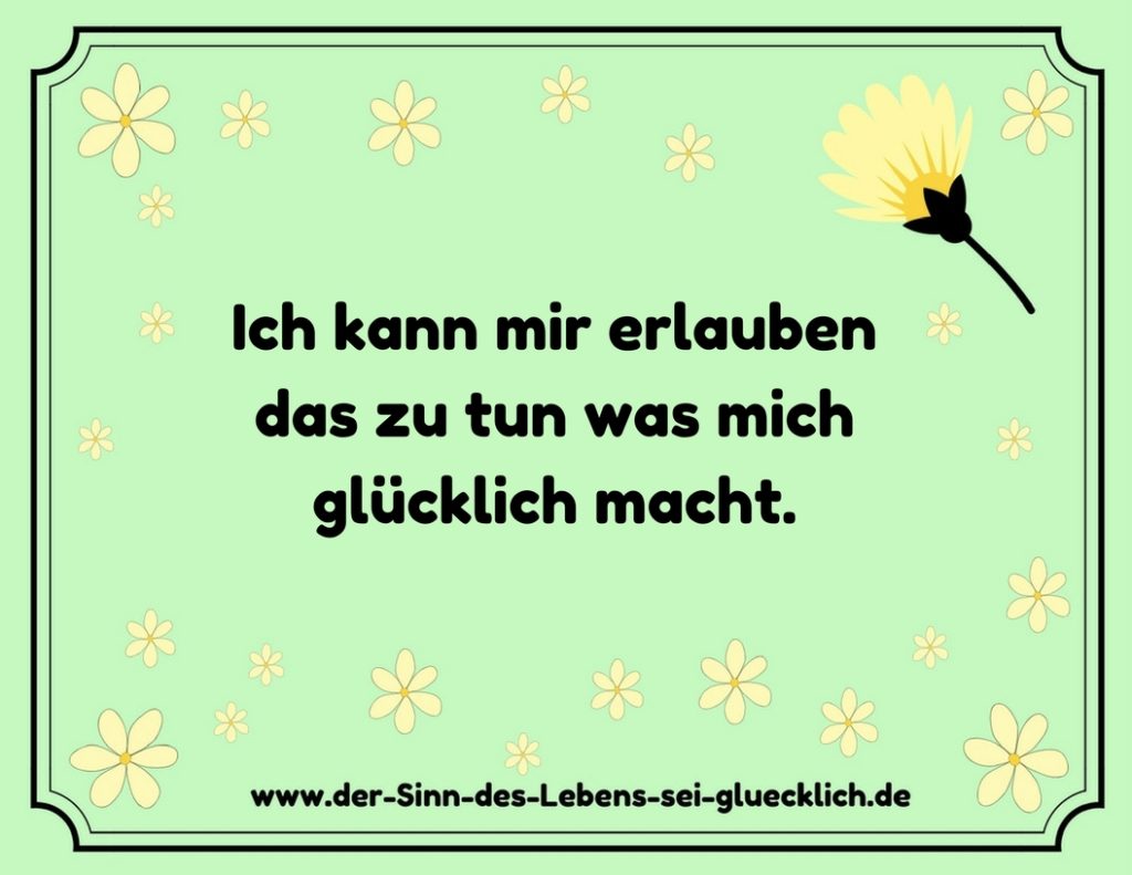 Affirmation Glück Affirmation Glück