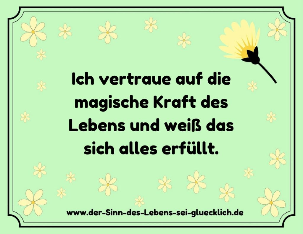 Affirmation Leben Affirmation Leben