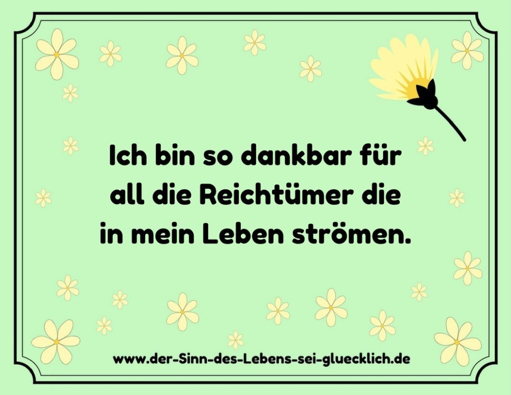 Affirmation Geld Affirmation Geld