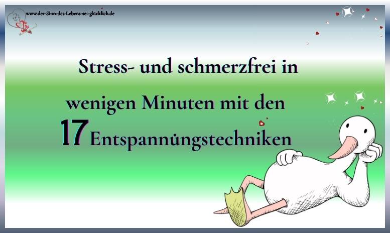 Entspannungstechniken ~ Stress-und schmerzfrei