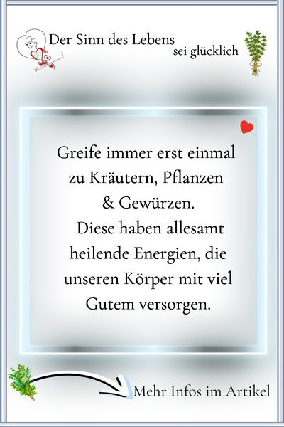 Gesund leben Tipps - Naturheilmittel