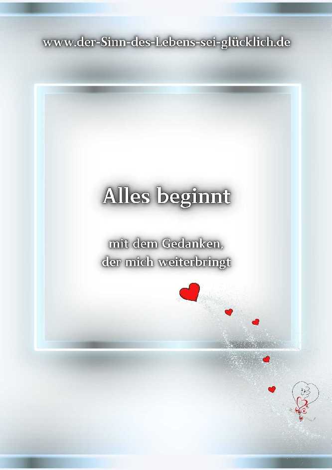 Schmerzloeser Affirmationen Alles beginnt mit dem gedanken der mich weiterbringt