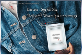 Schmerzlöser Affirmationen - Kartengröße stärkende Worte