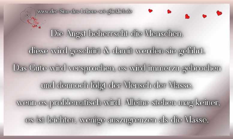 Warum werden wir krank - Die Angst beherrscht die Menschen immer wieder